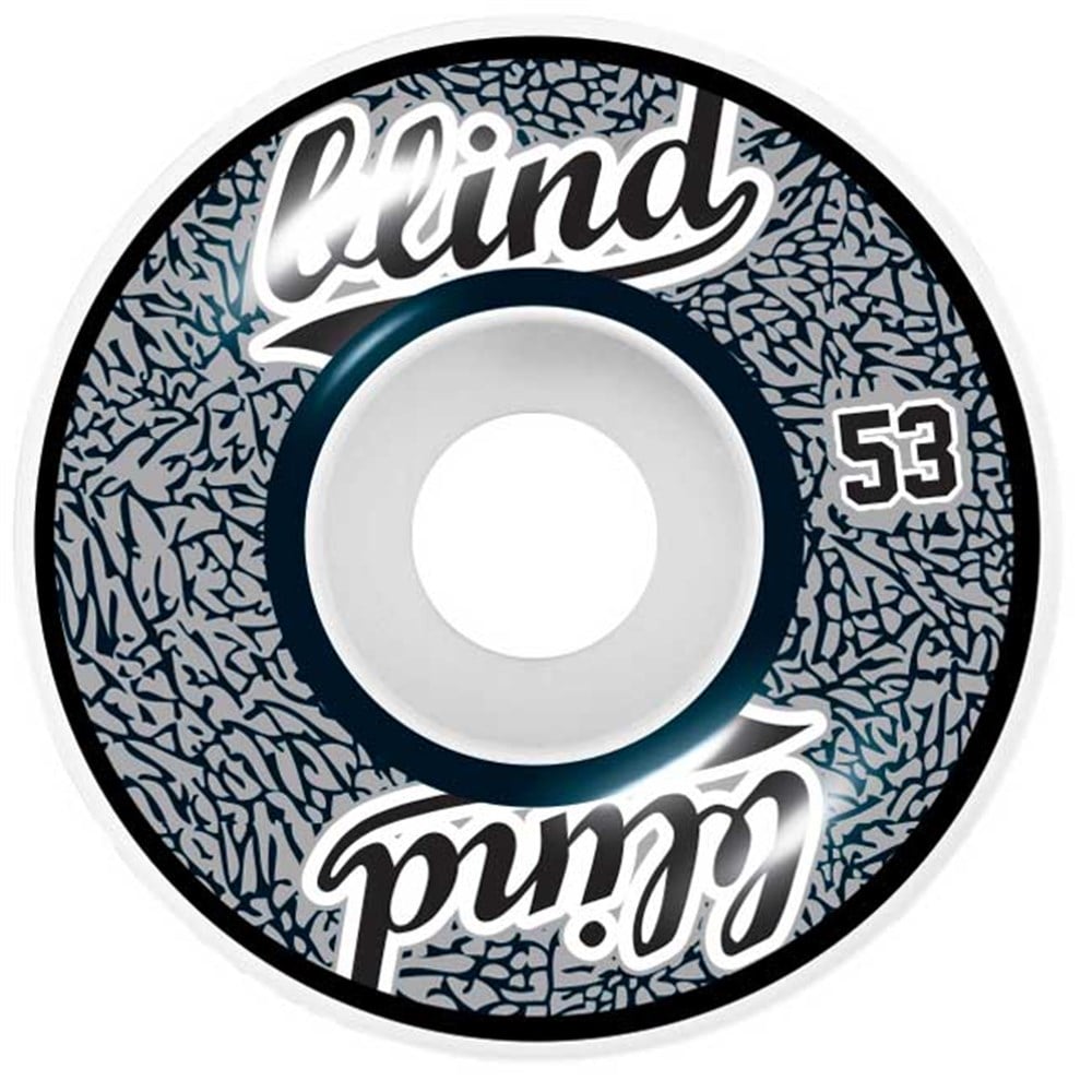 Blind 53 mm Athletic Skin White Gray Tekerlek Seti