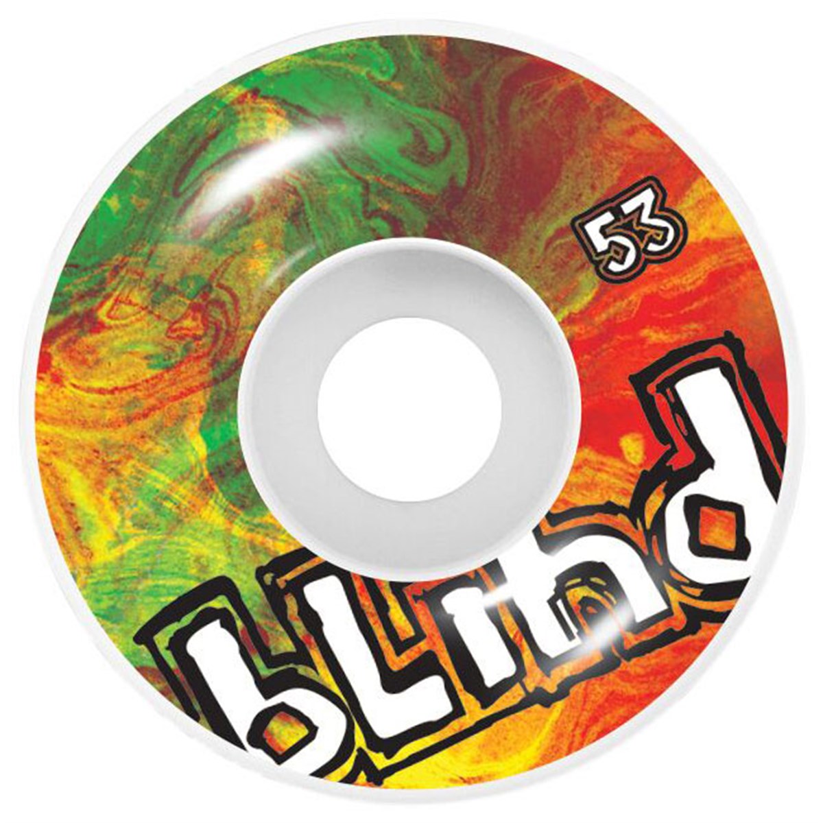 Blind 53 mm Trippy OG Rasta Tekerlek Seti