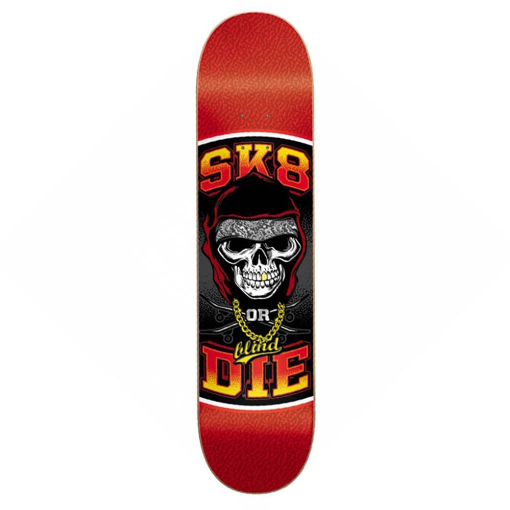 Blind 8,0 Sk8 or Die SS Red Black Deck
