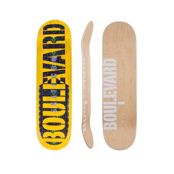 BLVD PATTERN YELLOW DECK PROFESYONEL KAYKAY TAHTASI 8. 