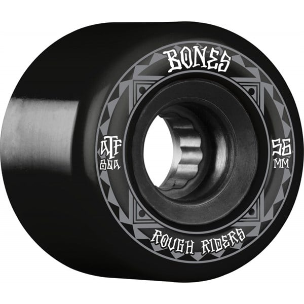 BONES ATF ROUGH RIDER RUNNERS BLACK KAYKAY TEKERLEK SETİ 56MM 80A 