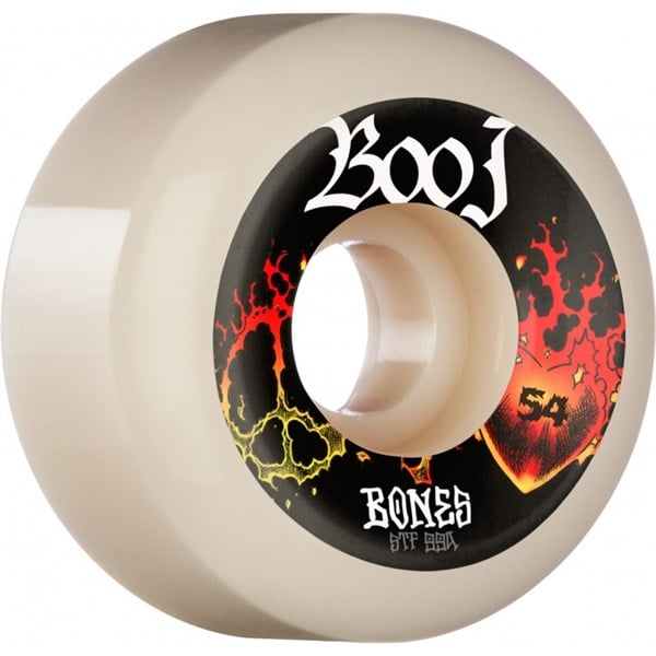 BONES PRO STF BOO HEART SOUL KAYKAY TEKERLEK SETİ 54MM V6 WIDE-CUT 99A 