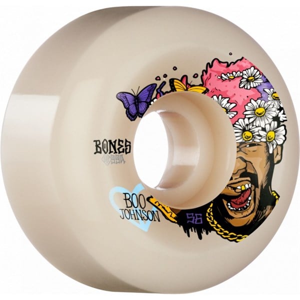 BONES PRO STF BOO JUST HAVE FUN KAYKAY TEKERLEK SETİ 56MM V6 WIDE CUT 99A 
