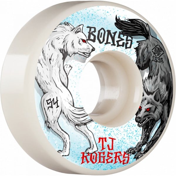 BONES PRO STF ROGERS ARCTIC BATTLE KAYKAY TEKERLEK SETİ 54MM V3 SLIMS 103A 