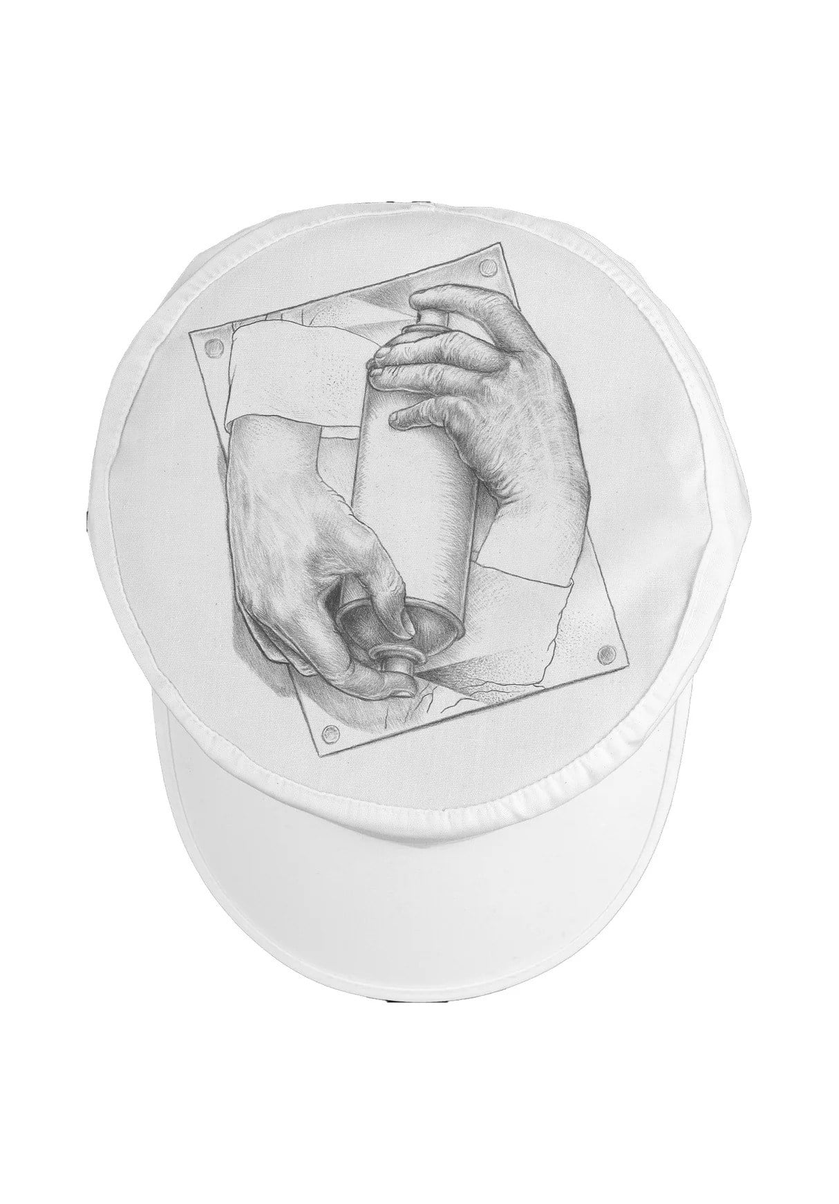 Bones Spraying Hands Painter Snapback Cap Şapka 
