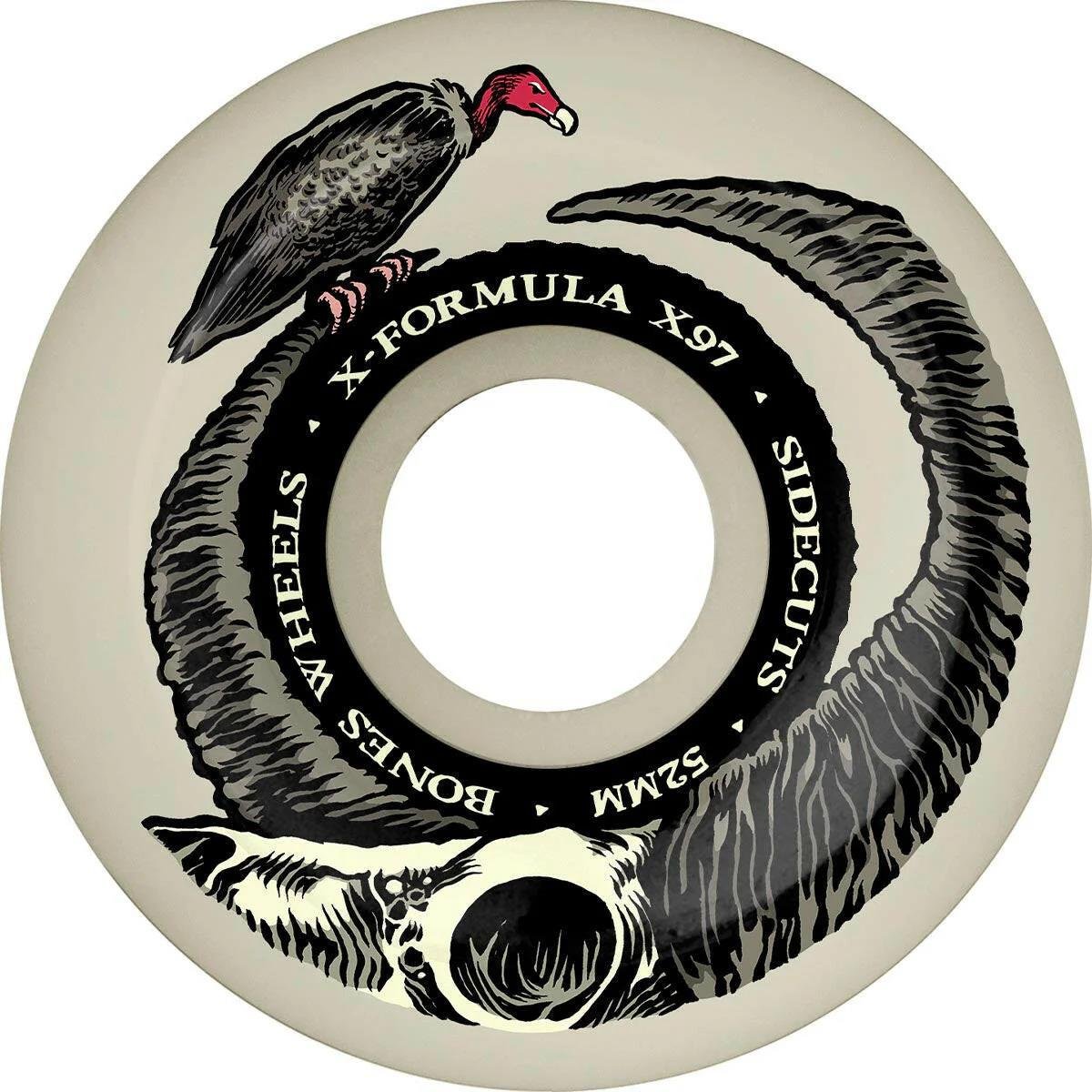 Bones X-Formula Floor Horns 52 MM V5 Sidecut 97A Kaykay Tekerlek Seti 