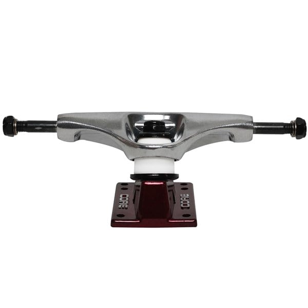 CORE TRUCK SILVER RED HOLLOW KINGPIN 5.0