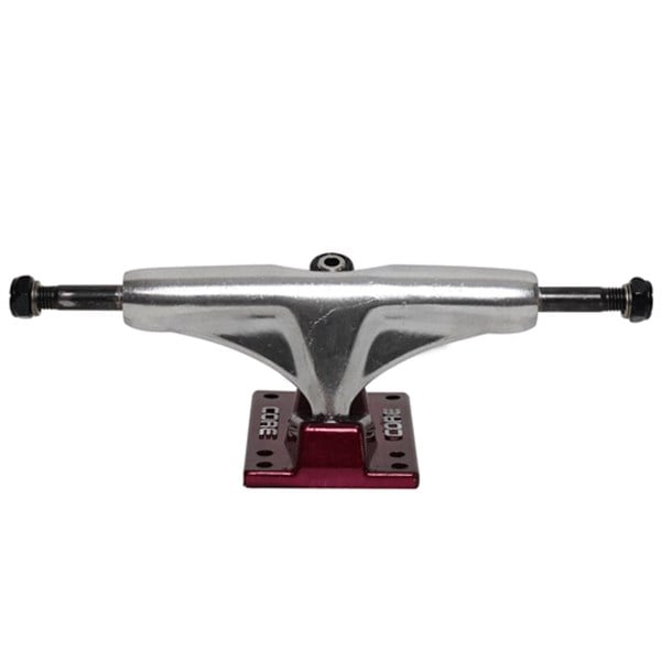CORE TRUCK SILVER RED HOLLOW KINGPIN 5.0