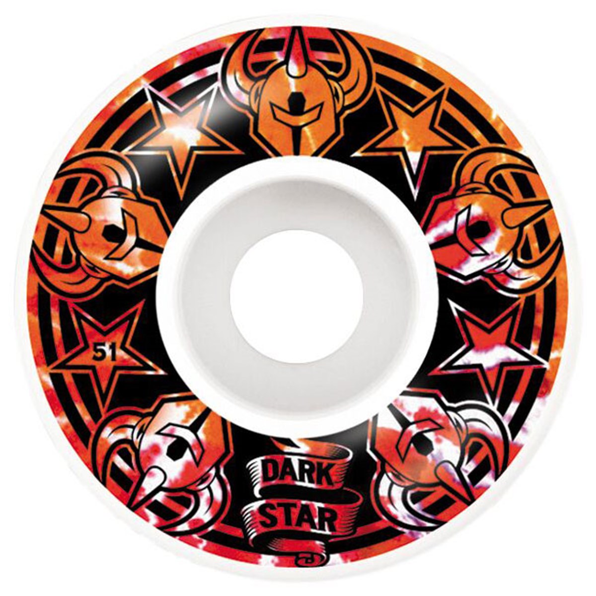Darkstar 51 mm Civil Orange Tekerlek Seti
