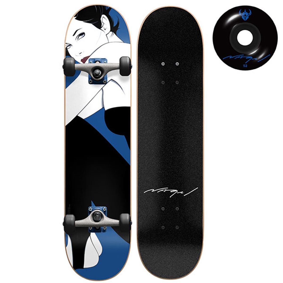 Darkstar 7,75 Full Nagel Resin Blue Komple Kaykay