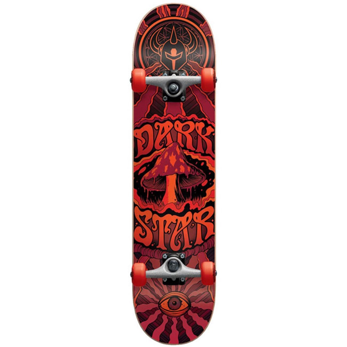 Darkstar 8,0 Trippy Red Komple Kaykay