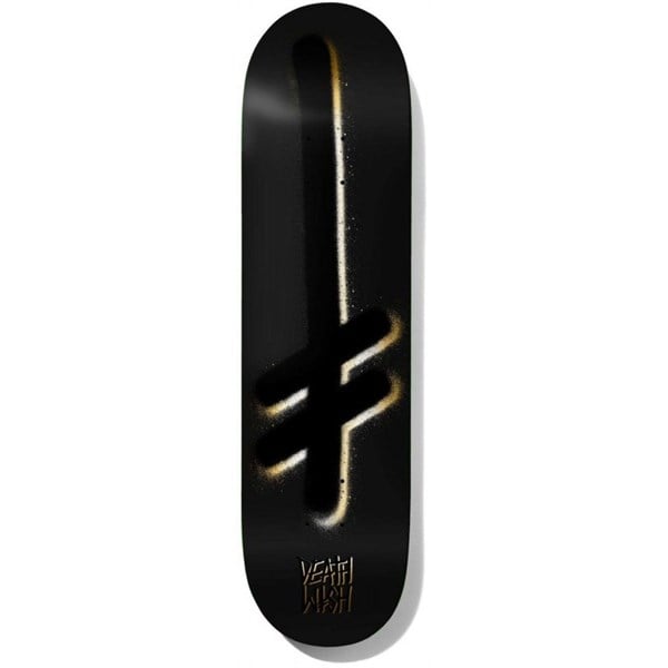DEATHWISH 8.25 GANG LOGO BLK GOL DECK PROFESYONEL KAYKAY TAHTASI 