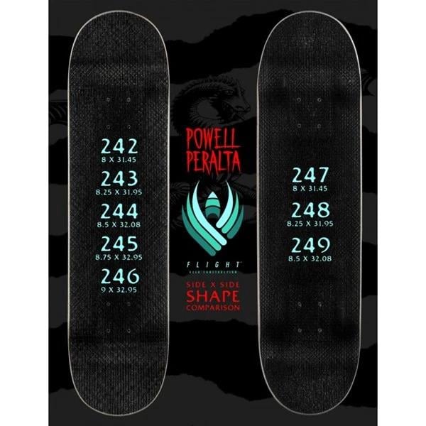 FLIGHT ® Powell Peralta 8.0 Skeleton Foil Deck Kaykay Tahtası 