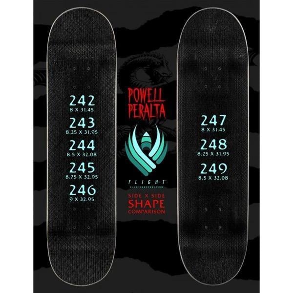 FLIGHT ® Powell Peralta 8.25 Skeleton Silver Foil Deck Kaykay Tahtası 