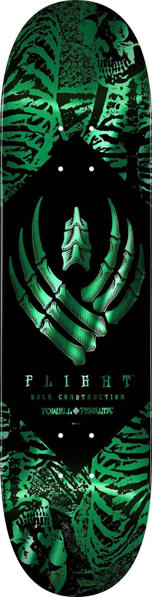 FLIGHT ® Powell Peralta 8.13 Skeleton Foil Teal Deck Kaykay Tahtası 