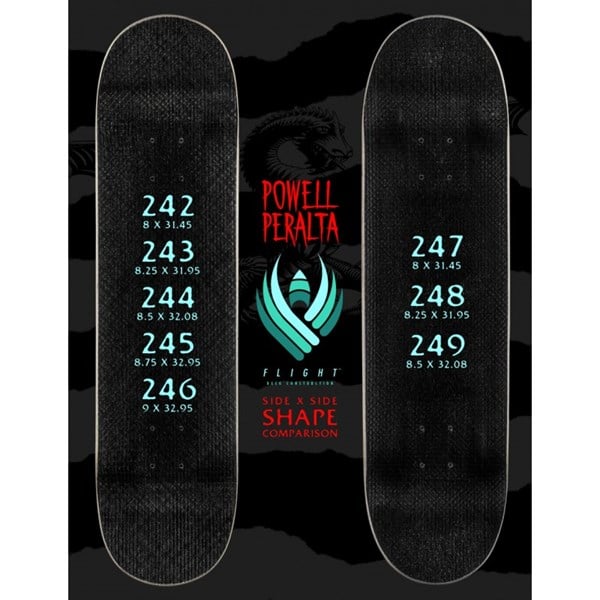 FLIGHT® POWELL PERALTA 8.0 COLOR BURST PİNK DECK PROFESYONEL KAYKAY TAHTASI 