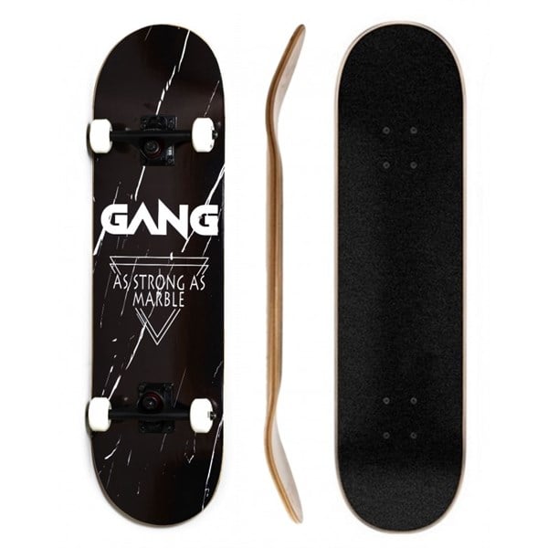GANG 8.0 MARBLE BLACK COMPLETE PROFESYONEL KAYKAY  