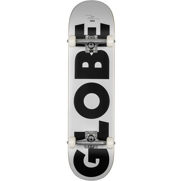 GLOBE 8.0 FUBAR WHITE BLACK COMPLETE PROFESYONEL KAYKAY 