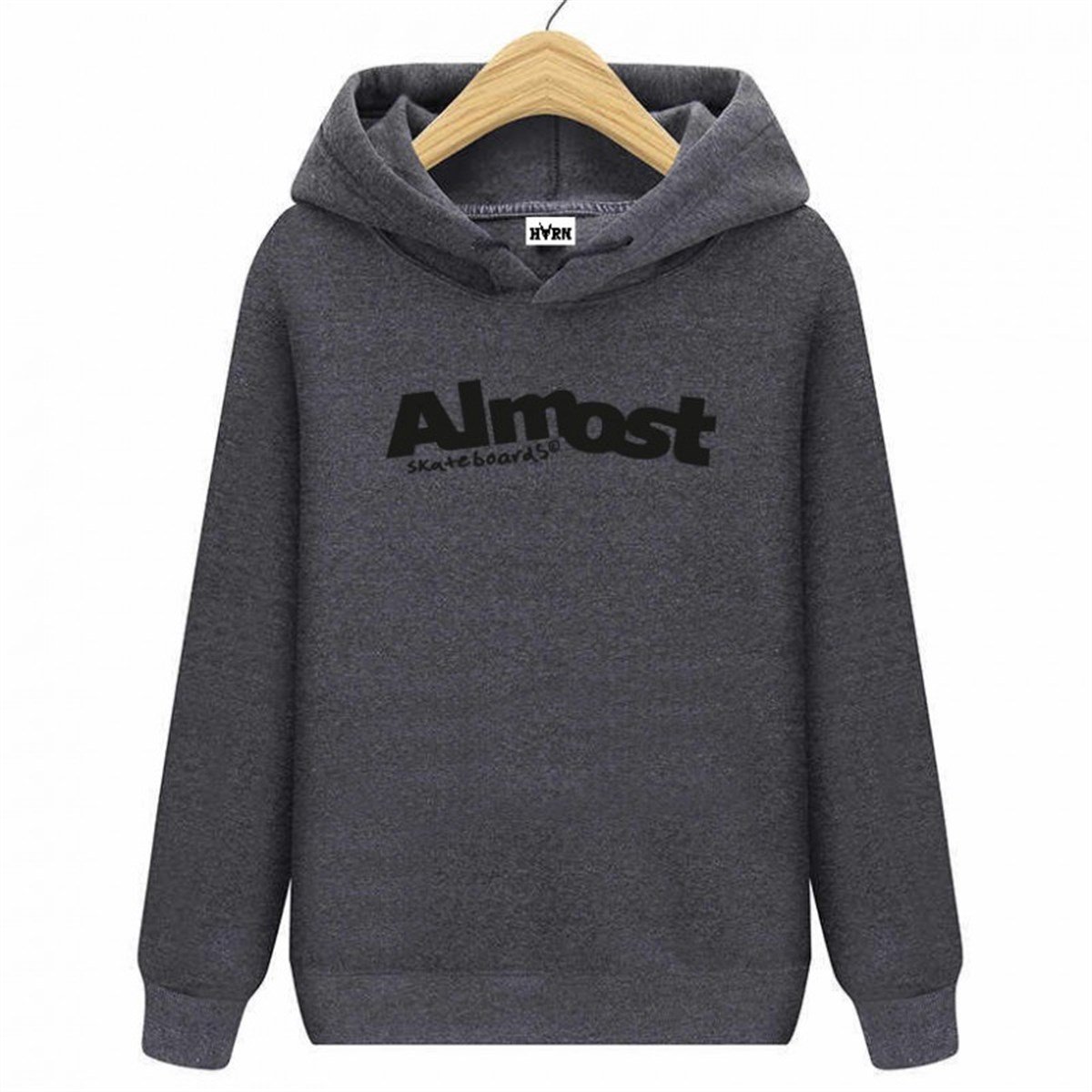 HORN SKATEBOARDS ALMOST SWEATSHIRT ANTHRACITE