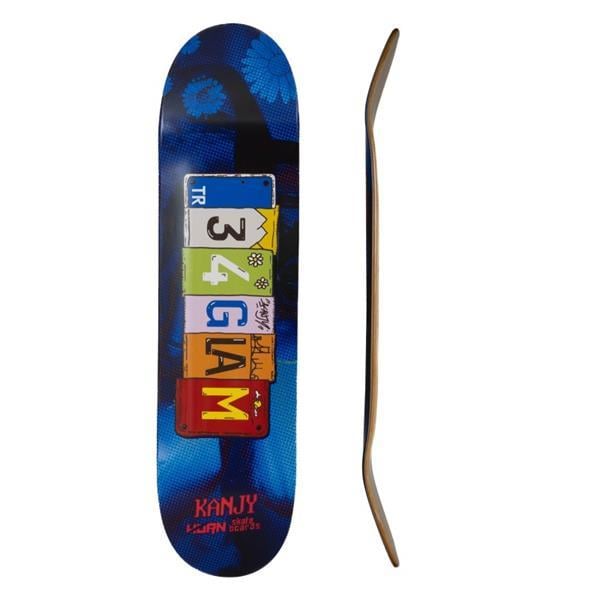 HORN X KANJY 8.125 34GLAM DECK PROFESYONEL KAYKAY TAHTASI 