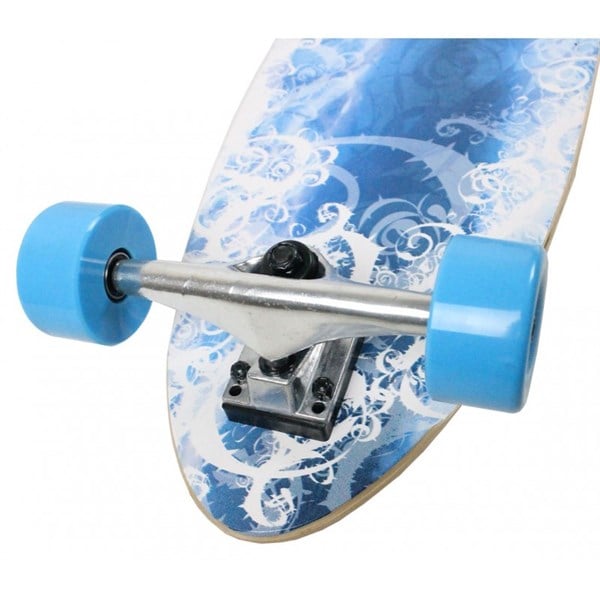 KROWN LONGBOARD PIN TAIL BLUE WAVE 109CM