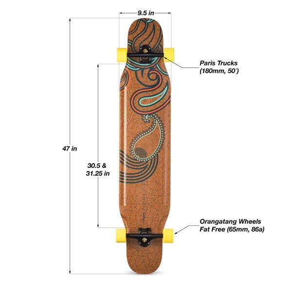 Loaded Tarab II Longboard 119CM 