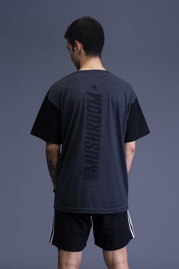 MUSHROOM Anthracite & Black T-Shirt 