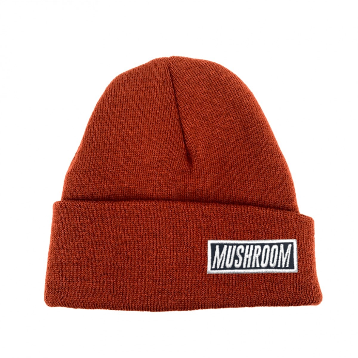 Mushroom Beanie-Crimson