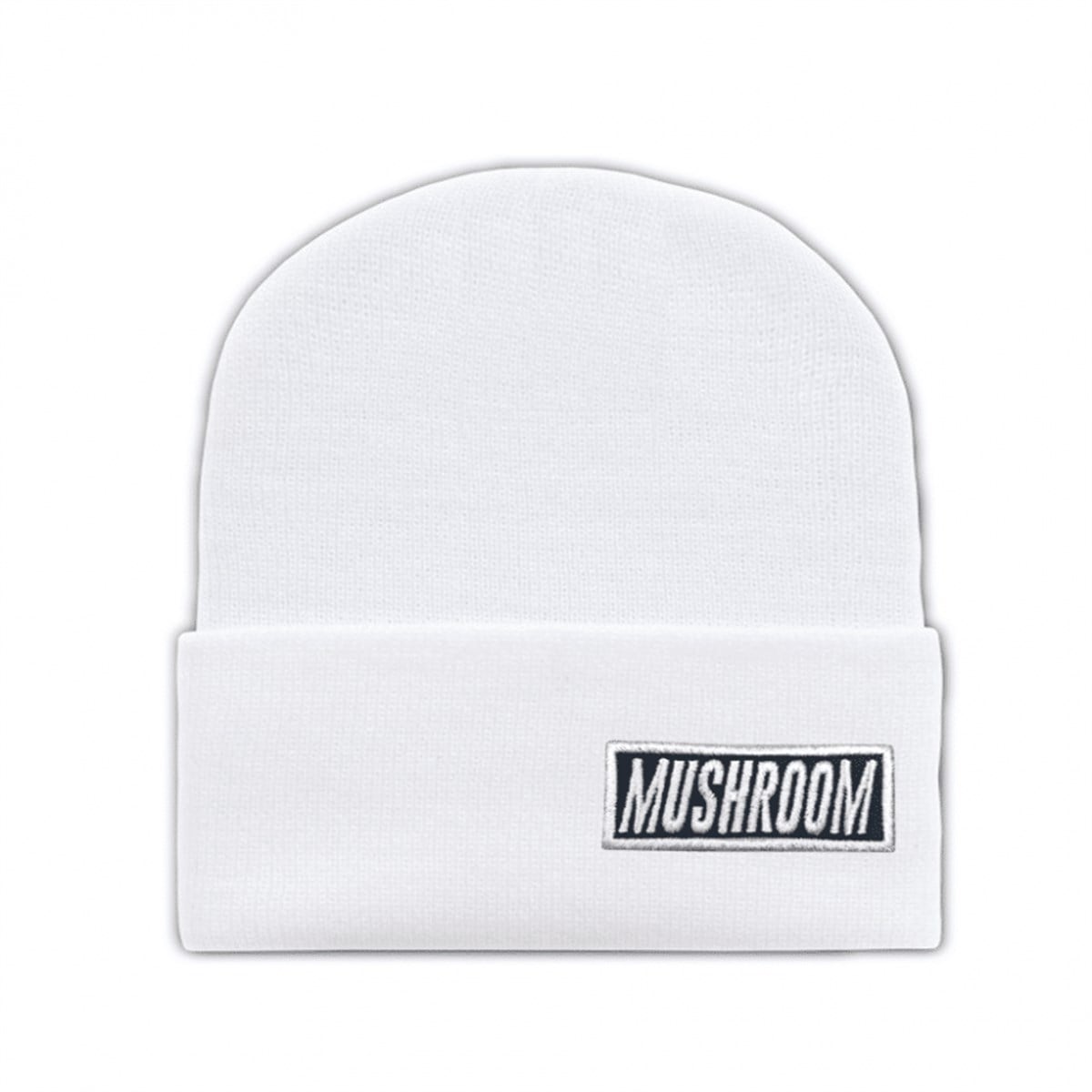 Mushroom Beanie-White