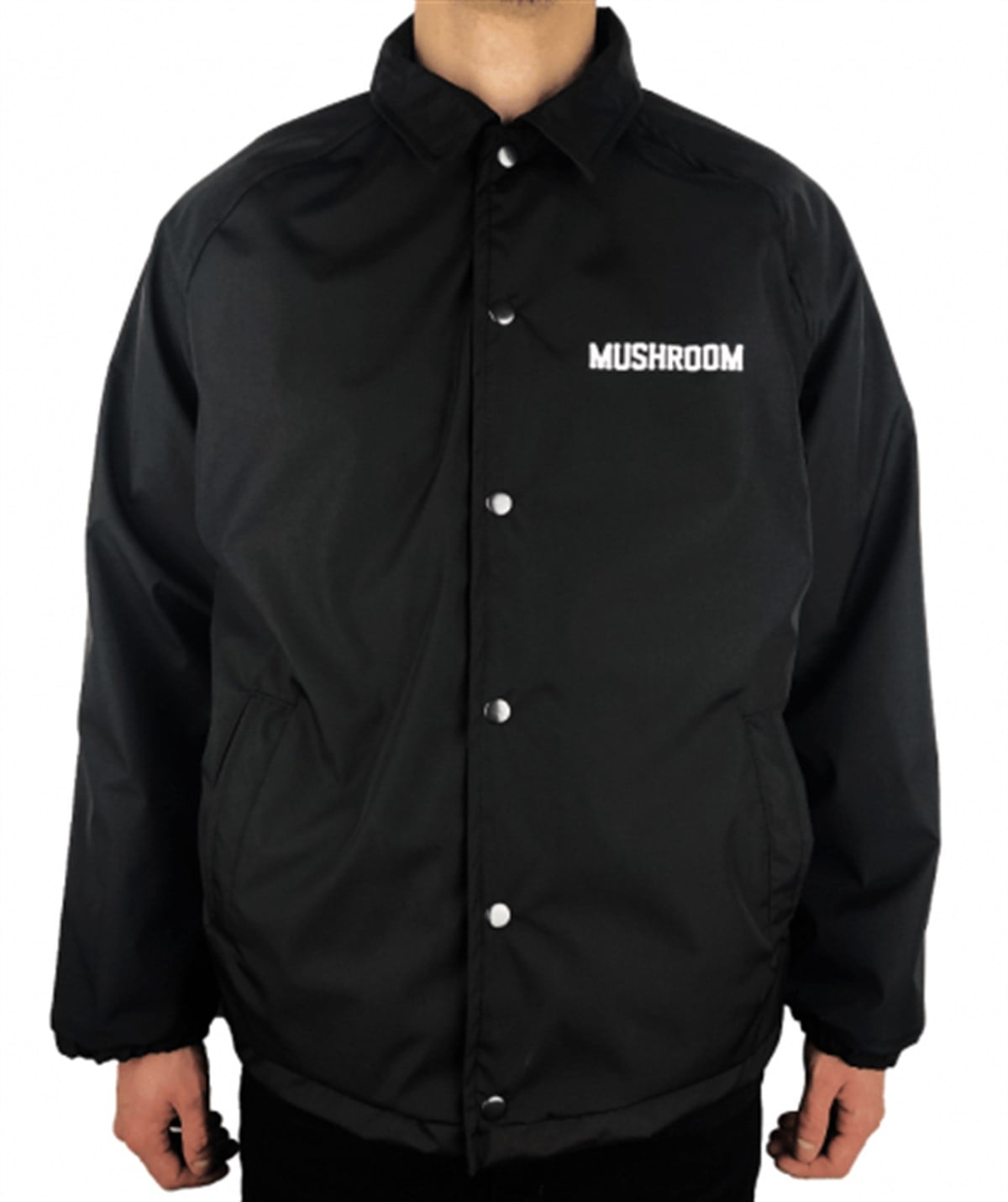 Mushroom Coach Jacket Black
