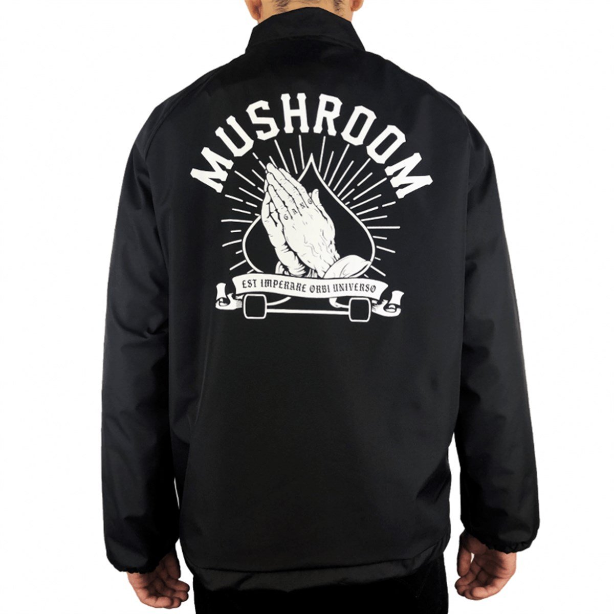 Mushroom Coach Jacket Black