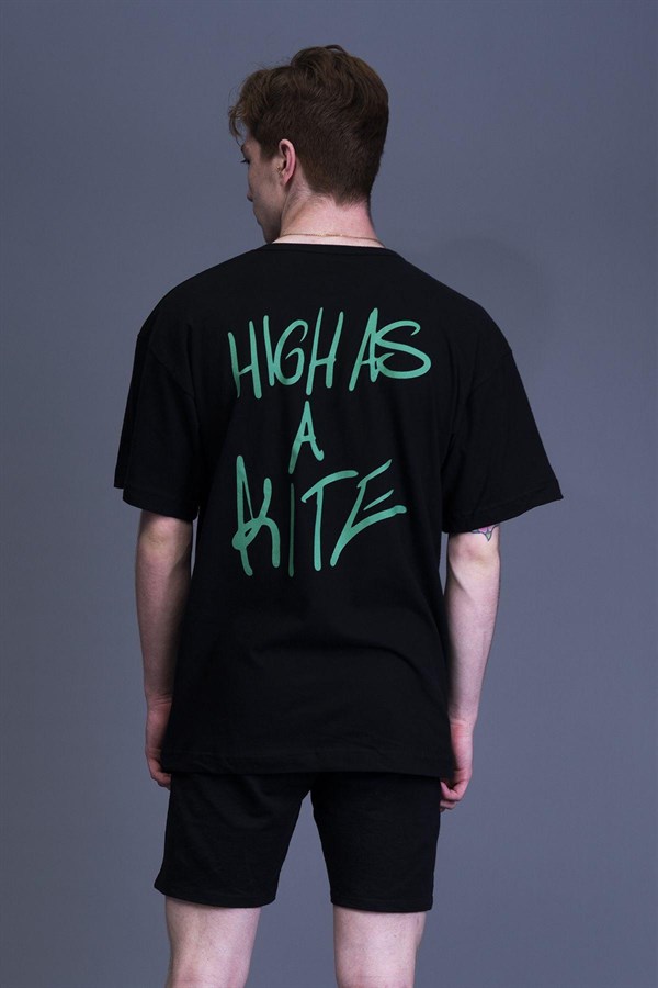 MUSHROOM Highasakite Logo Black Tshirt  