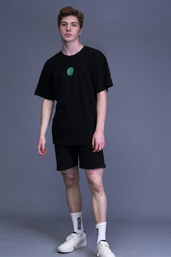 MUSHROOM Highasakite Logo Black Tshirt  