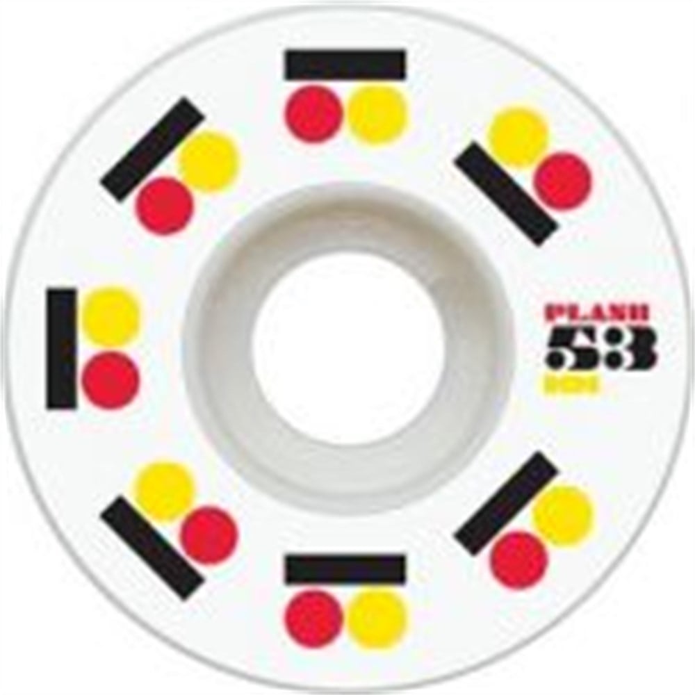 Plan B 53 mm Iconic Yellow Red Tekerlek Seti