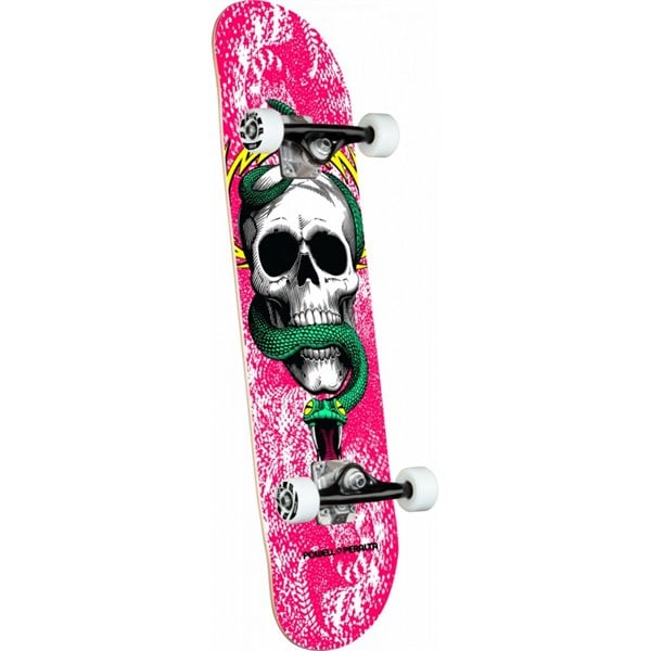 POWELL PERALTA 7.75 SKULL SNAKE ONE OFF PINK BIRCH COMPLETE PROFESYONEL KAYKAY 