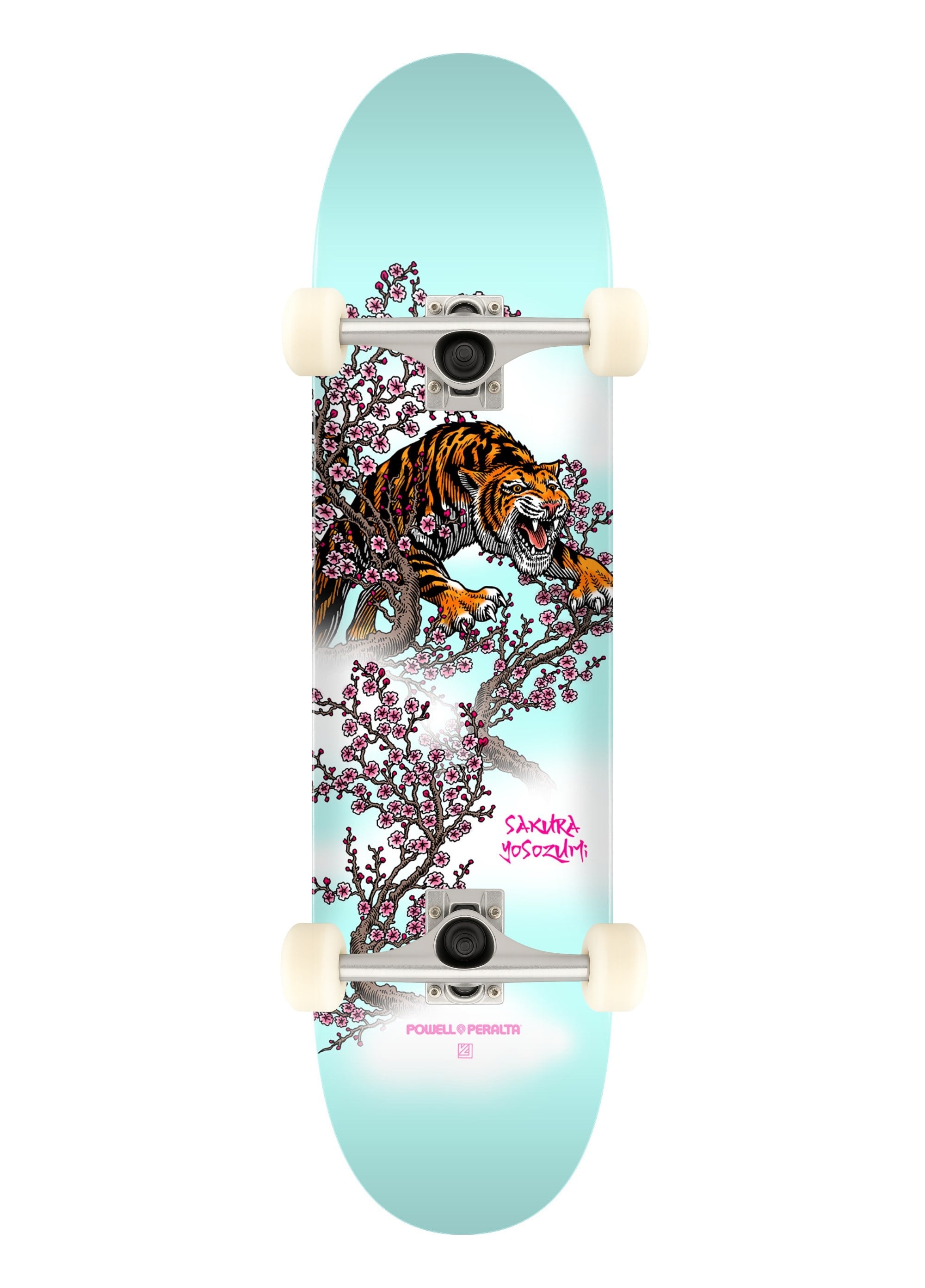 Powell Peralta 8.0 Yosozumi Tiger Light Blue Complete Profesyonel Kaykay 