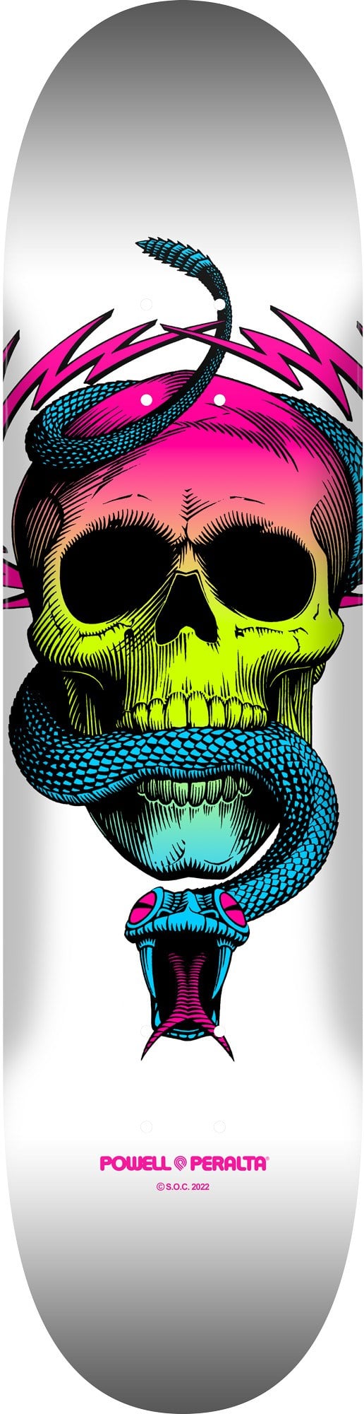 Powell Peralta 8.0 McGill Skull & Snake Lime Fade Yellow White Deck Profesyonel Kaykay Tahtası 