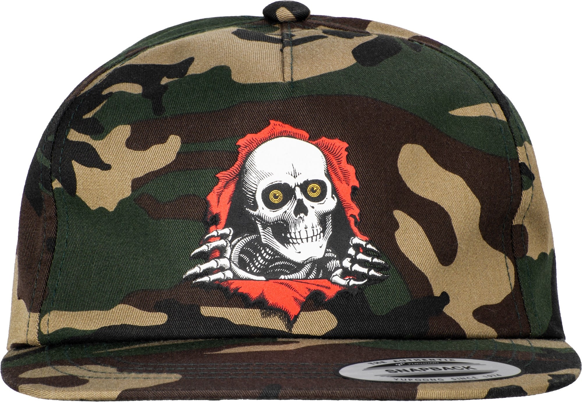 Powell Peralta Ripper 2 Snapback Cap Şapka Kamuflaj 