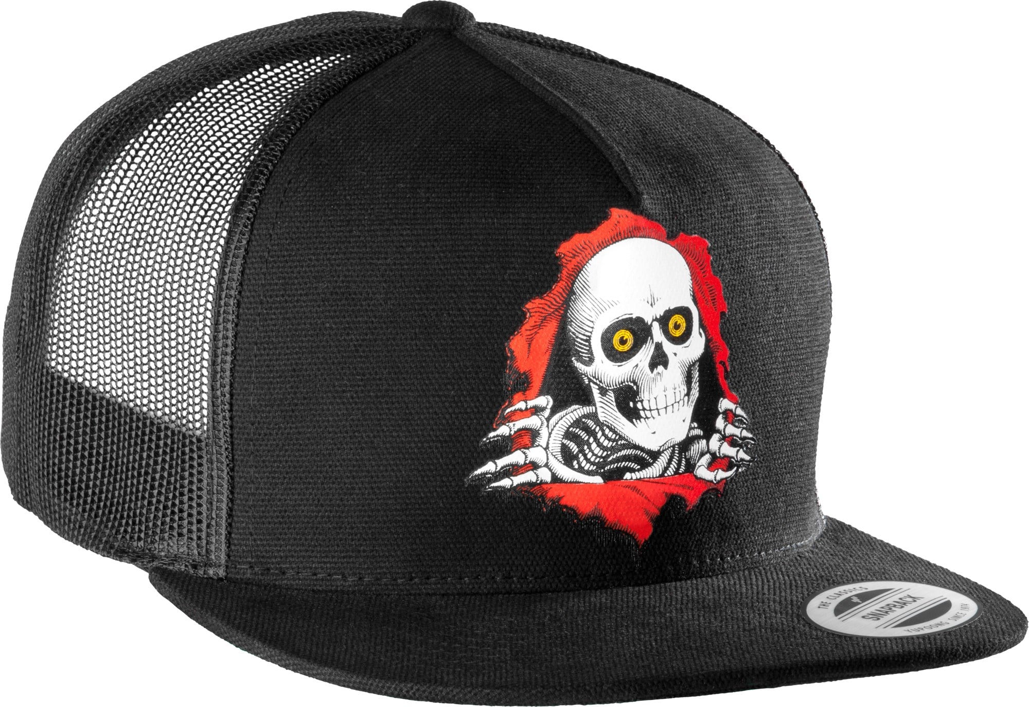 Powell Peralta Ripper Mesh Snapback Cap Şapka Siyah 