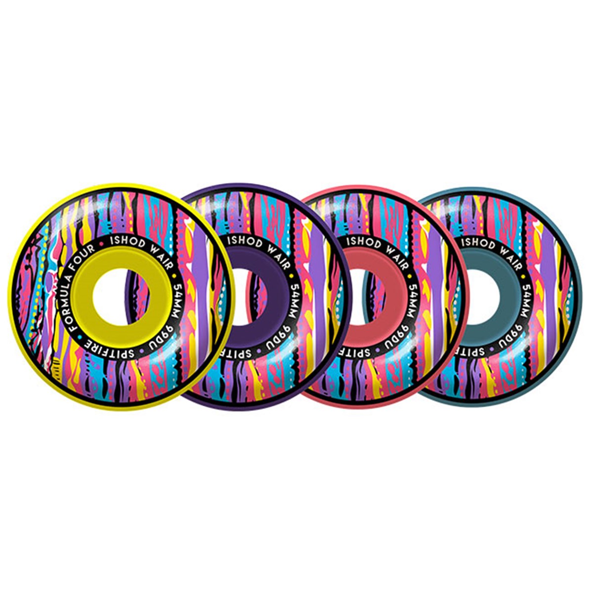 Spitfire F4 99 Ishod Juicy Mashup 54 mm Tekerlek Seti