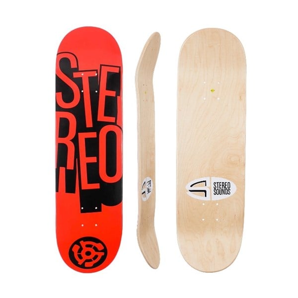 STEREO STACKED ORANGE DECK PROFESYONEL KAYKAY TAHTASI 7.75 