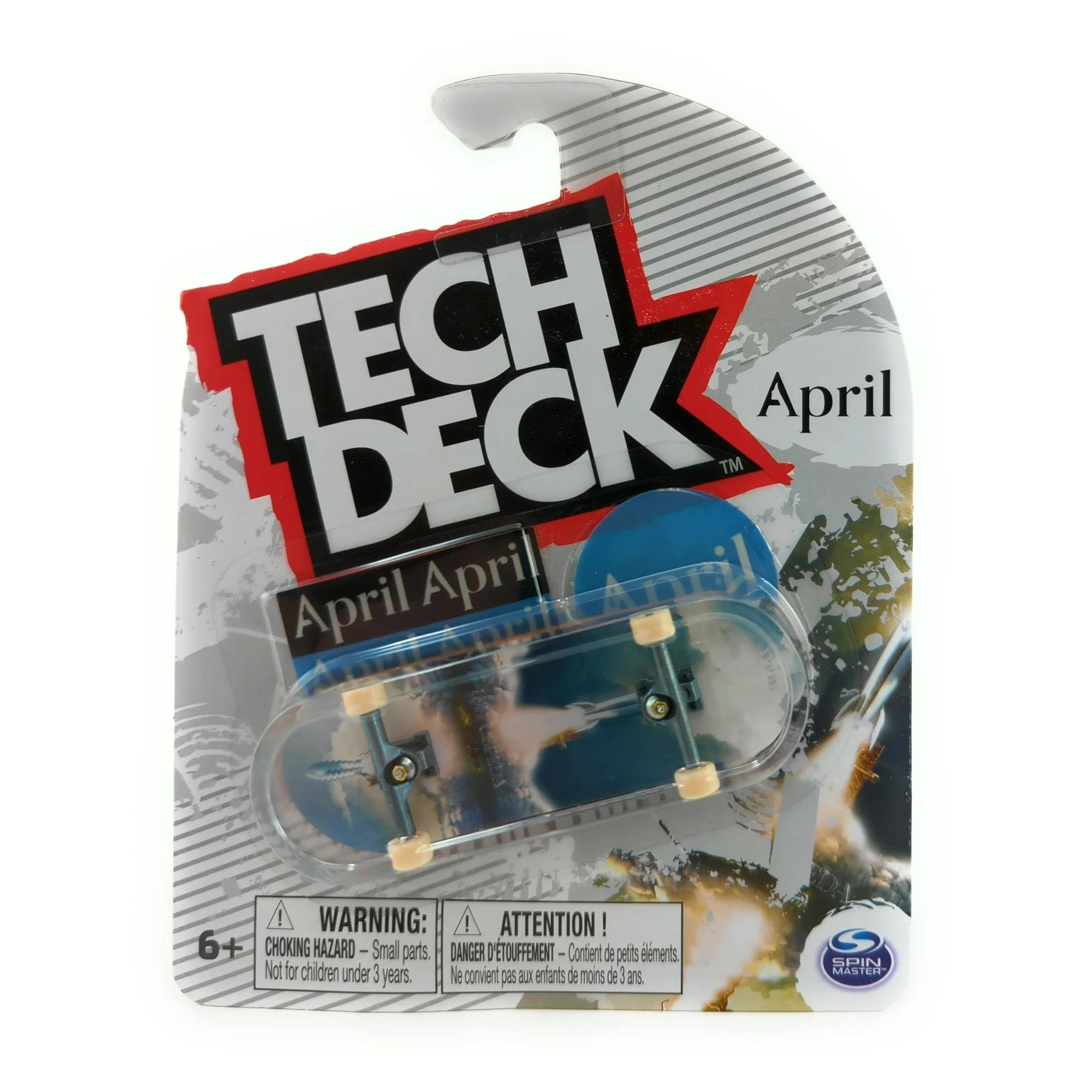 Tech Deck + Hediye Sticker Paketli Parmak Kaykayı April Skateboard 