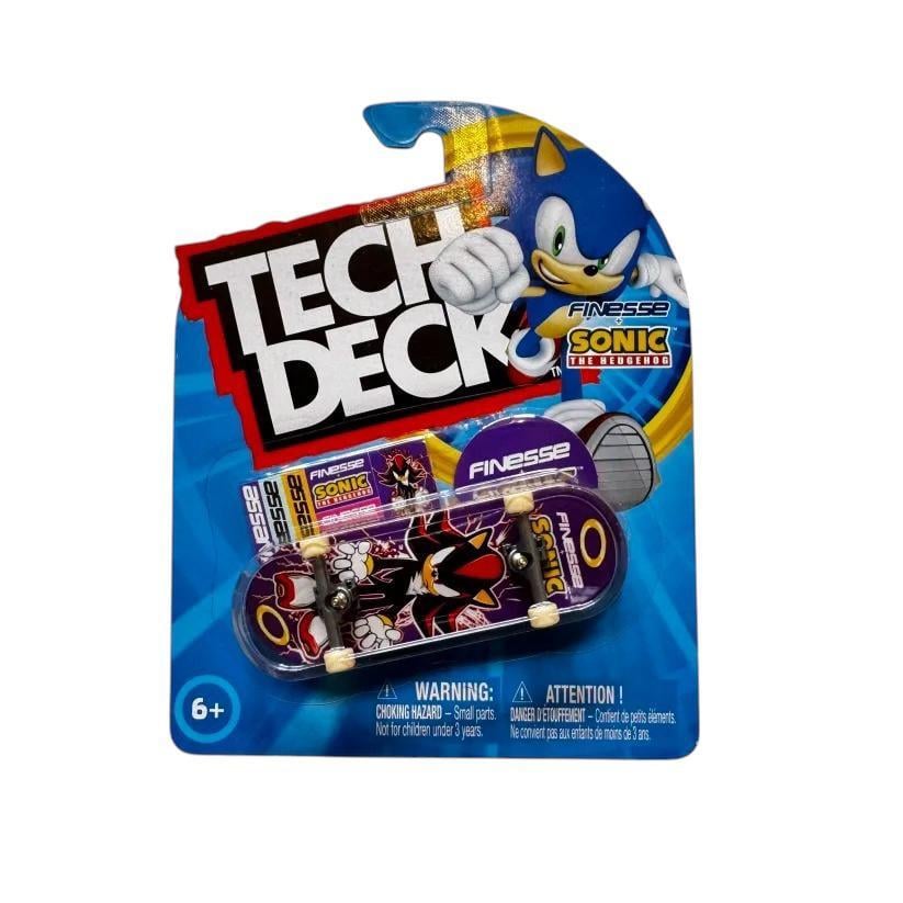 Tech Deck + Hediye Sticker Paketli Parmak Kaykayı Finesse Sonic Skateboard 