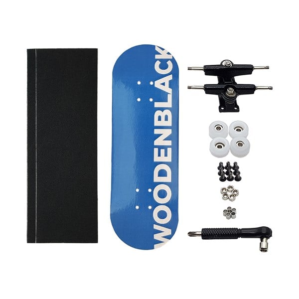 WOODENBLACK BASIC LOGO BLUE COMPLETE