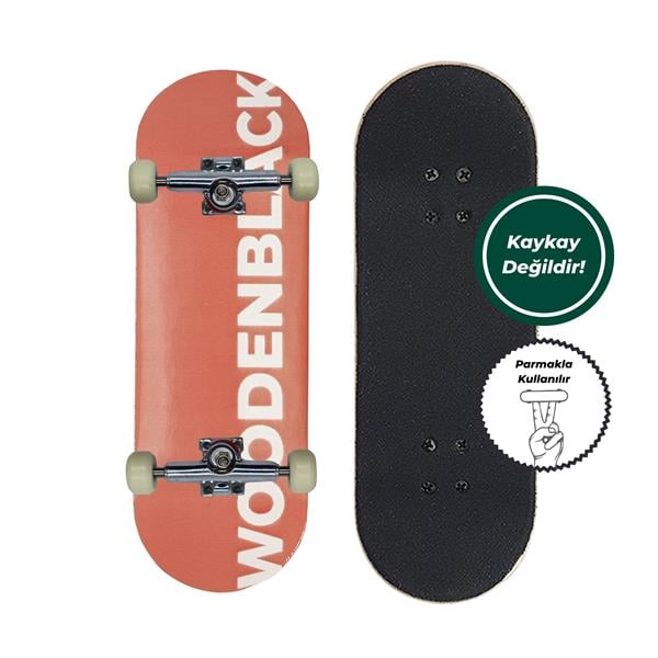 Woodenblack Basic Logo Pink Fingerboard Complete 