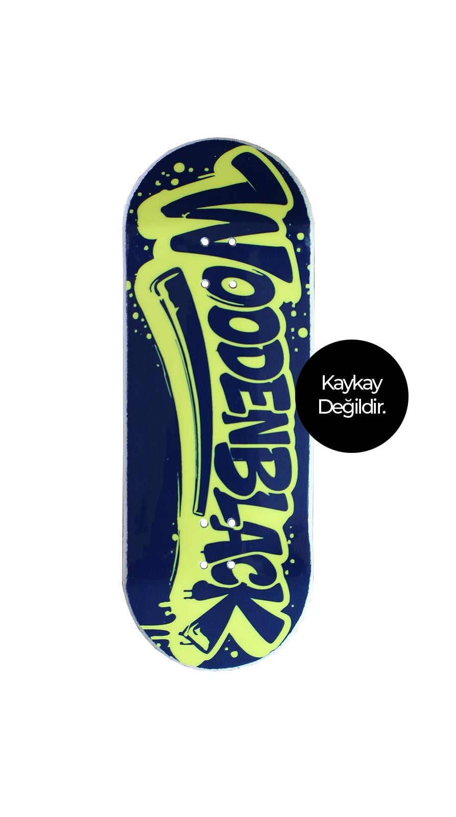 Woodenblack Blue Blast Fingerboard Deck 