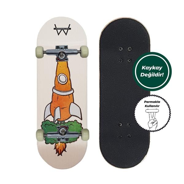 Woodenblack Carrot Rocket Fingerboard Complete 