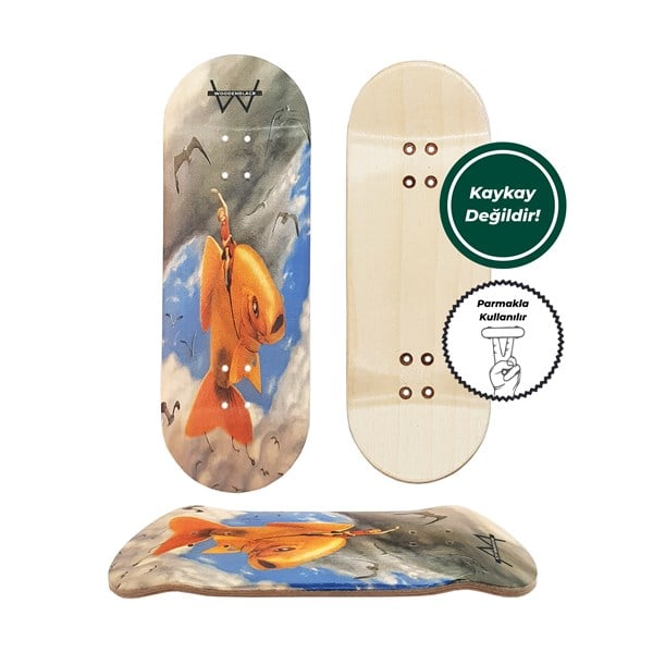 Woodenblack Fish Boy Fingerboard Deck 