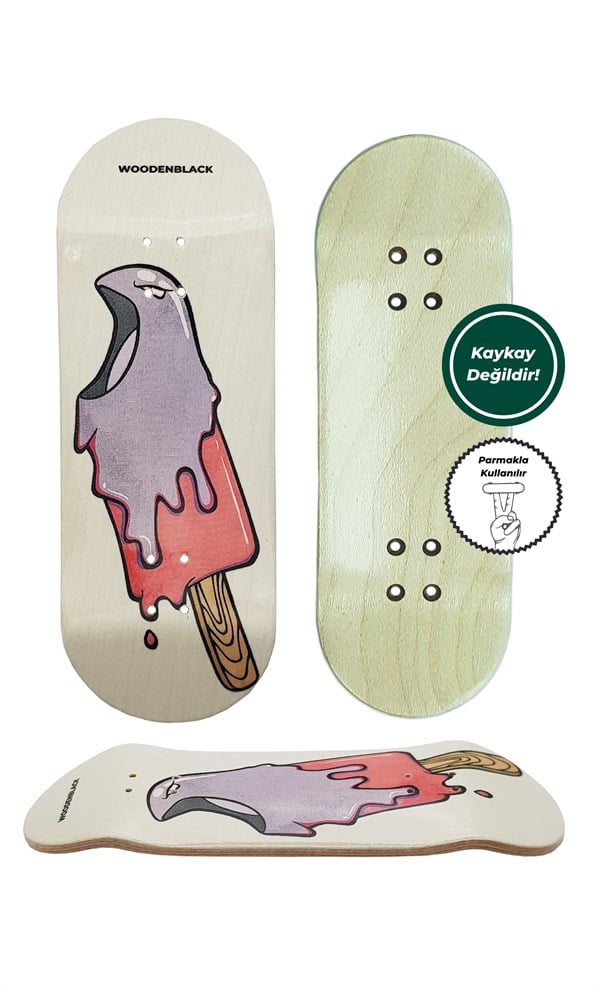 Woodenblack Muk Icecream Fingerboard Deck 