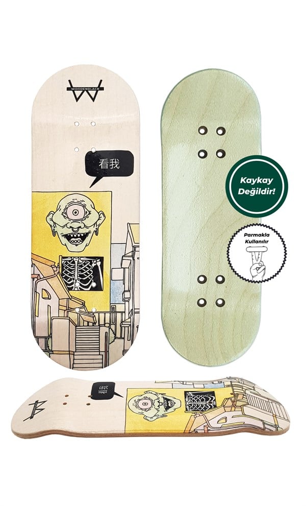 Woodenblack Scene Fingerboard Deck 